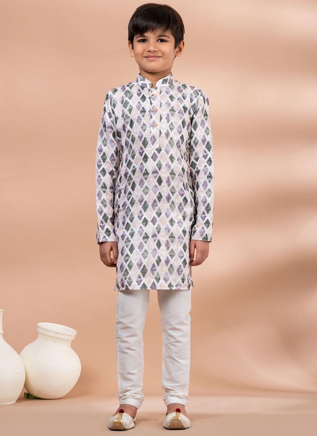 Buy Mono Multi Traditional Wear Digital Printed Kids Kurta Pajama Online From Wholesale Salwar